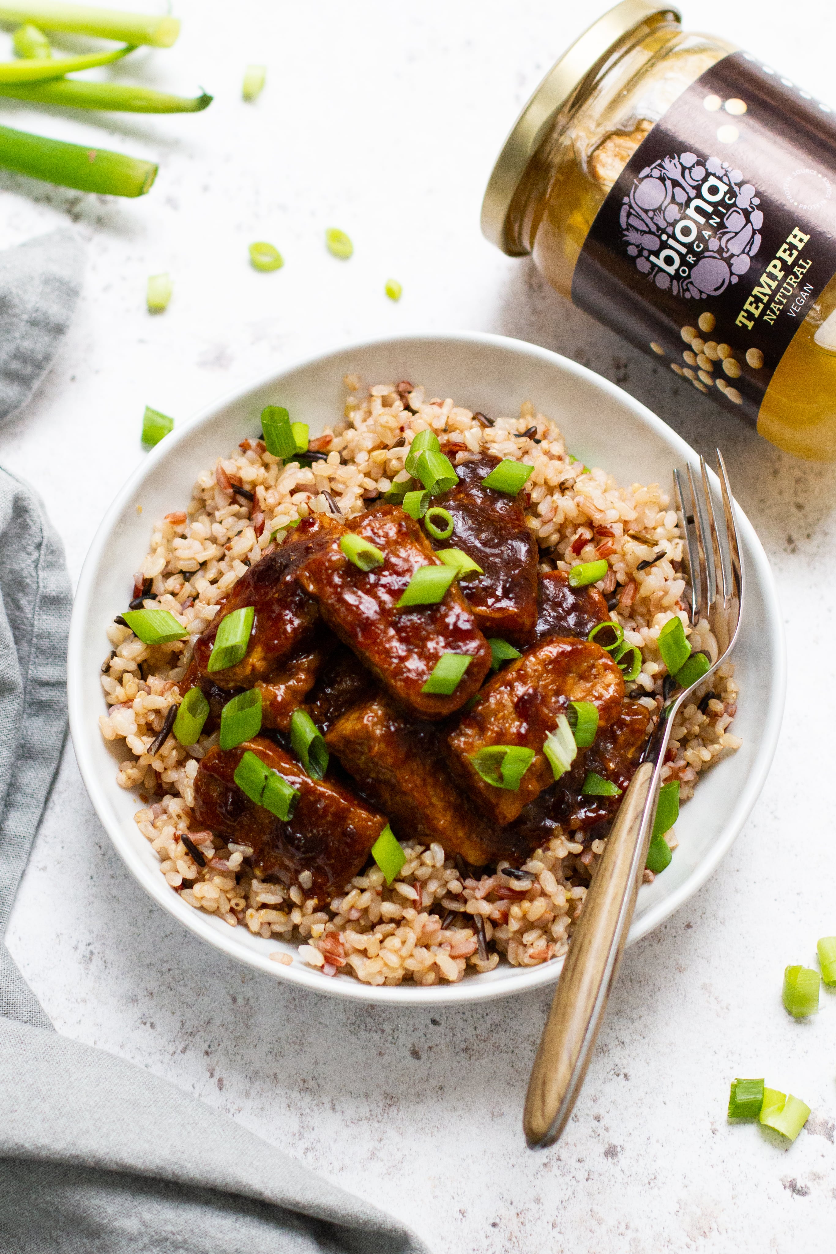 Riz tempeh